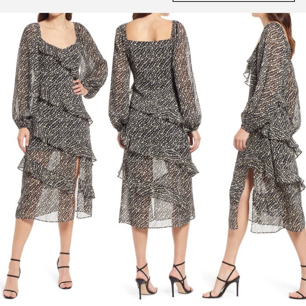 Nordstrom - Floret Studios Layered Midi Dress